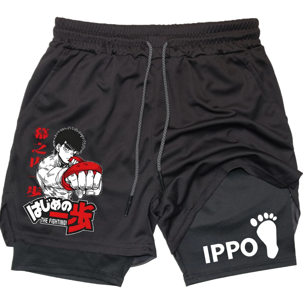 IPPO Anime Gym Shorts Men Boxi - Compression Shorts Athletes 评论和价格