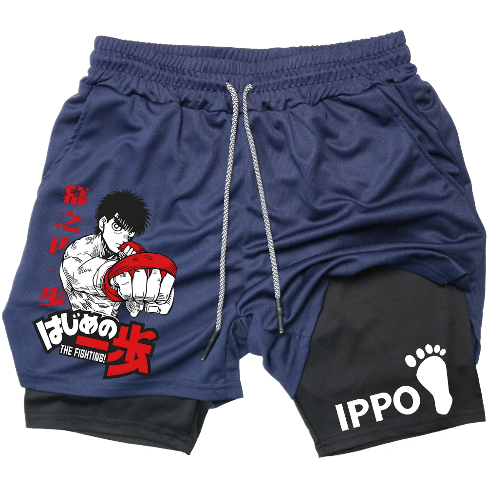 IPPO Anime Gym Shorts Men Boxi - Compression Shorts Athletes 评论和价格