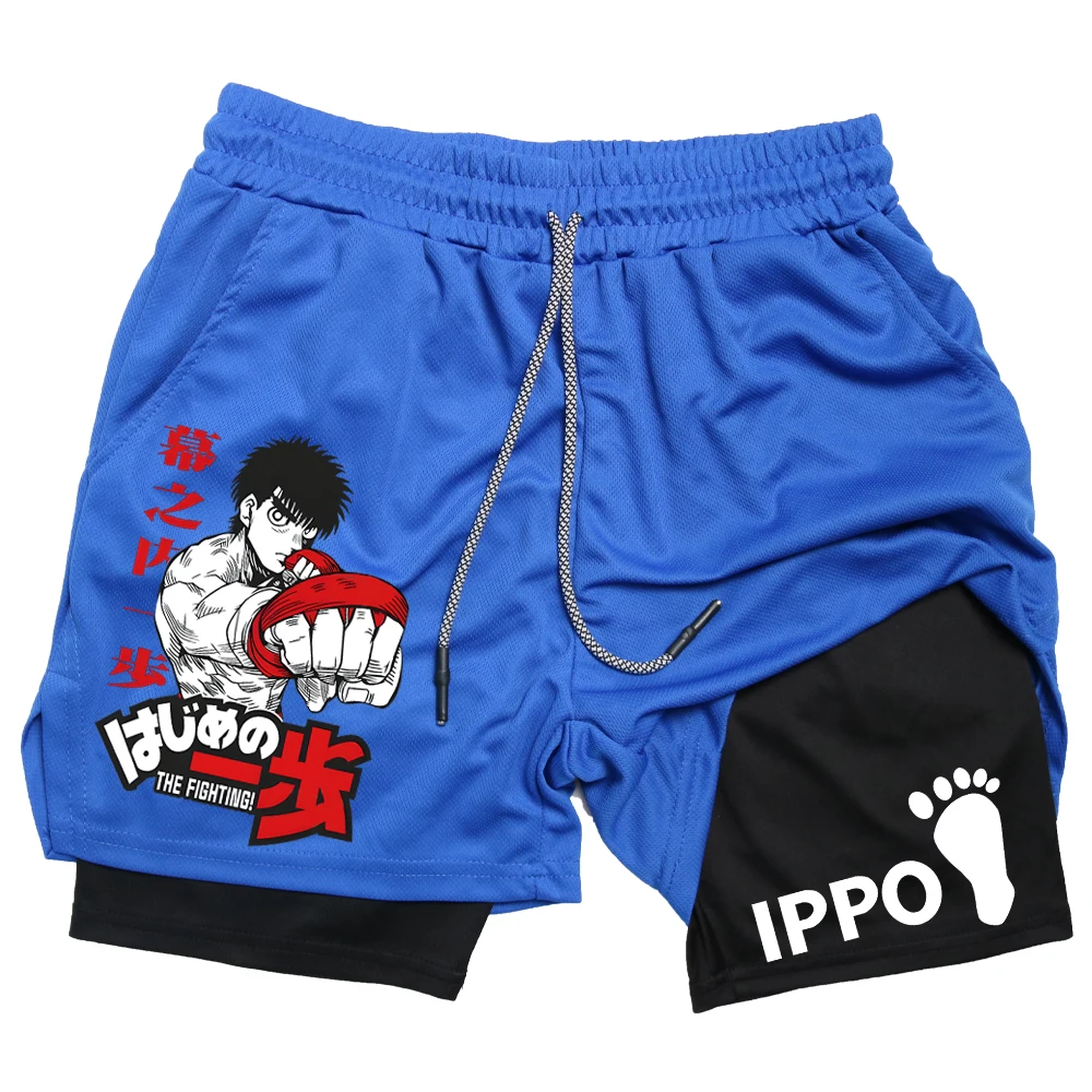 IPPO Anime Gym Shorts Men Boxi - Compression Shorts Athletes 评论和价格