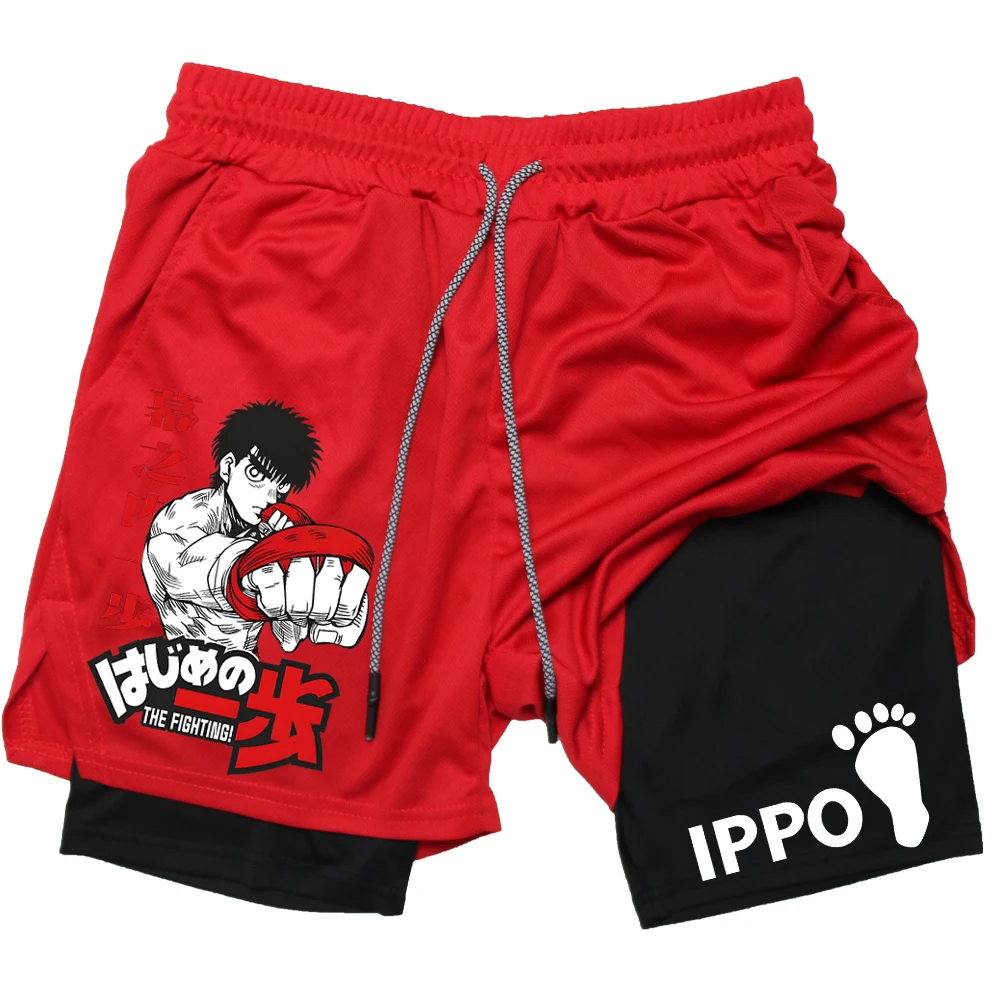 IPPO Anime Gym Shorts Men Boxi - Compression Shorts Athletes 评论和价格